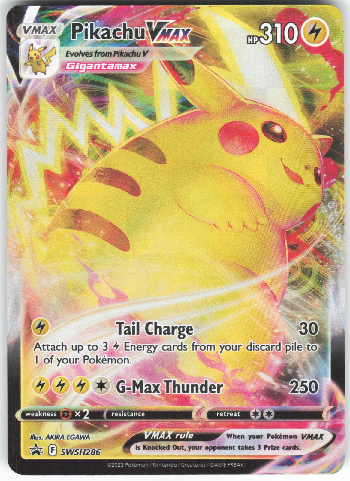 Pikachu VMAX SWSH286 Promo Sword & Shield Promo Holo LP