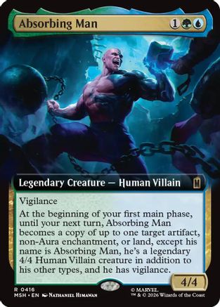 Absorbing Man (Extended Art) 416 Foil Rare Marvel Super Heroes NM/M