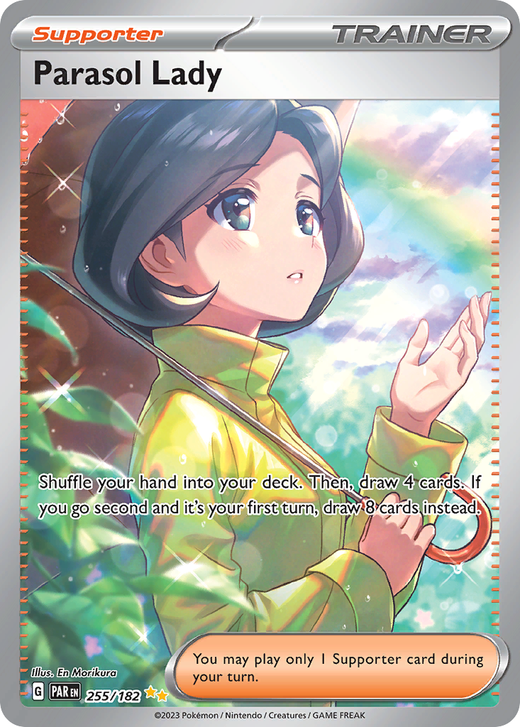 Parasol Lady 255/182 Special Illustration Rare Paradox Rift NM/M