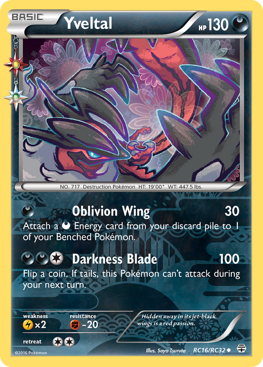 Yveltal RC16/RC32 Uncommon Generations NM/M