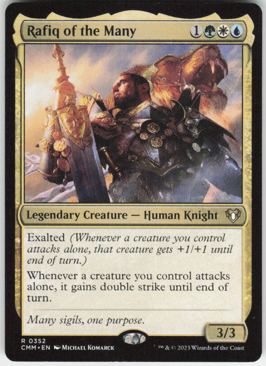 Rafiq of the Many R Commander Masters 352 NM
