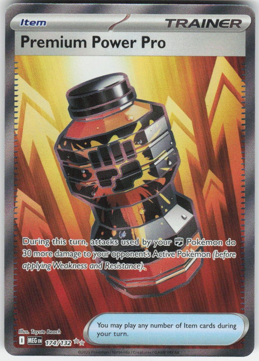 Premium Power Pro - Ultra Rare ME01: Mega Evolution 174/132 NM