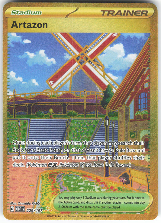 Artazon - Hyper Rare SV03: Obsidian Flames 229/197 NM