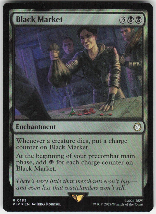 Black Market (Foil) R Universes Beyond: Fallout 183 NM