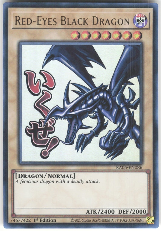 Red-Eyes Black Dragon Ultra Rare Rarity Collection 5 RA05-EN086 NM