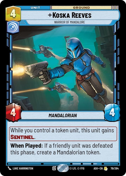 Koska Reeves - Warrior of Mandalore 79/264 Rare Ashes of the Empire NM/M