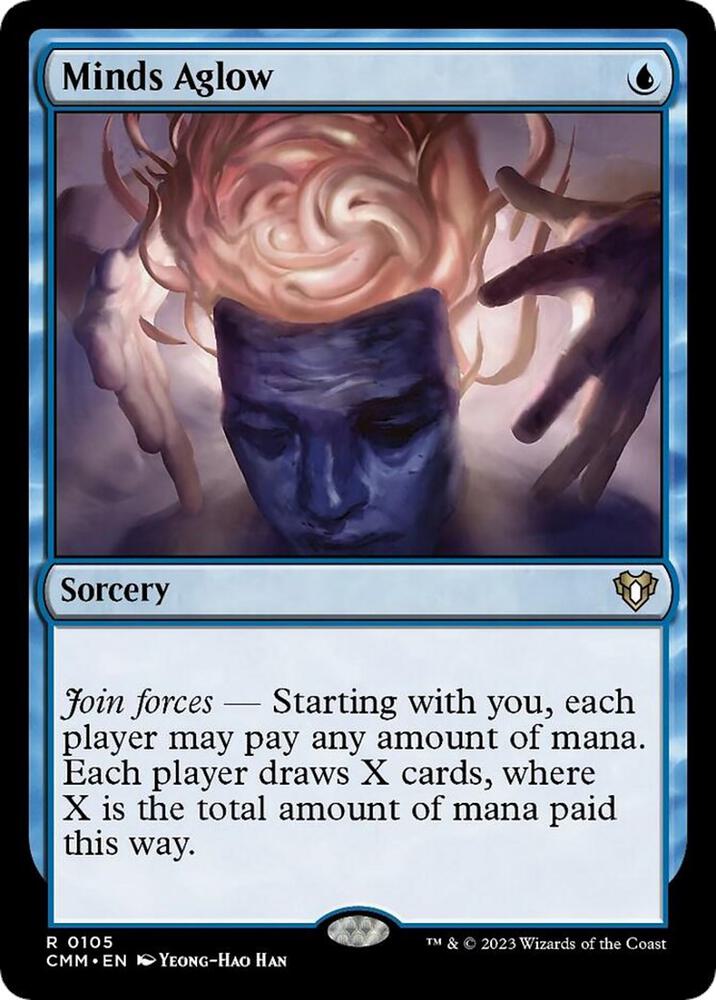 Minds Aglow 105 Rare Commander Masters NM/M