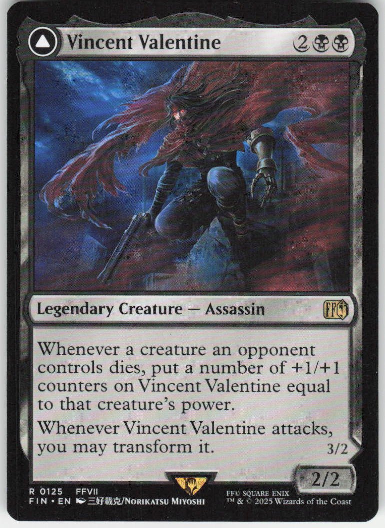 Vincent Valentine R FINAL FANTASY 125 NM