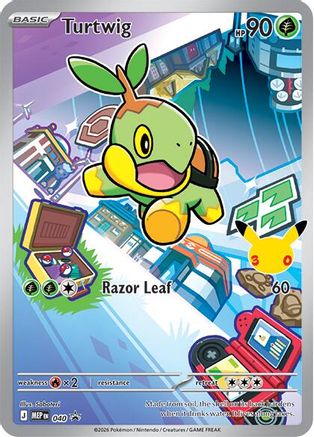 Turtwig 040 Promo ME: Mega Evolution Promo Holo NM/M