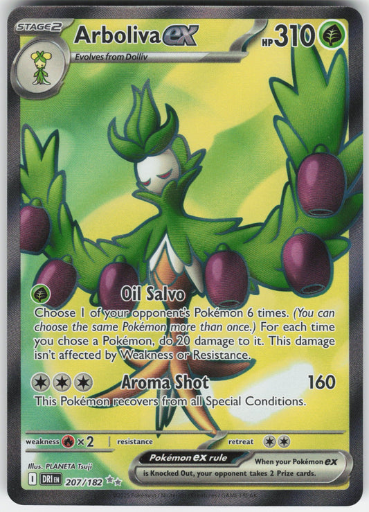 Arboliva ex Ultra Rare SV10: Destined Rivals 207/182 NM