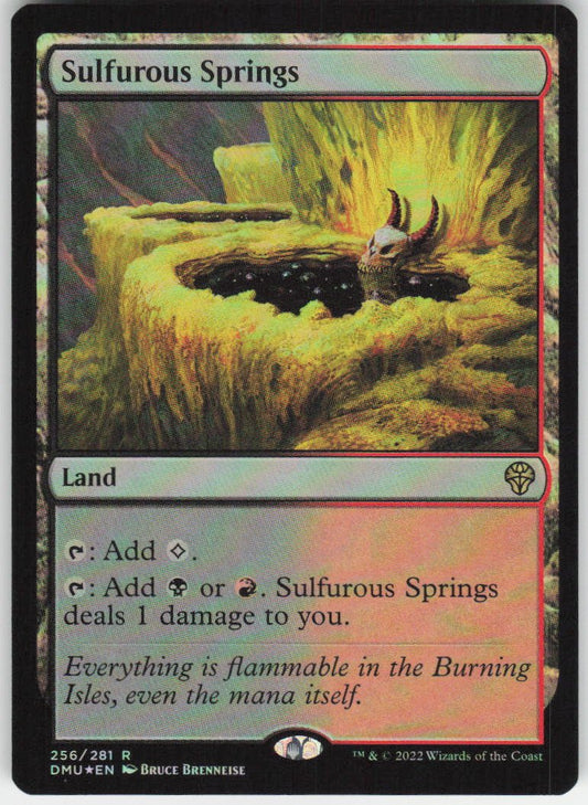 Sulfurous Springs (Foil) R Dominaria United 256 NM