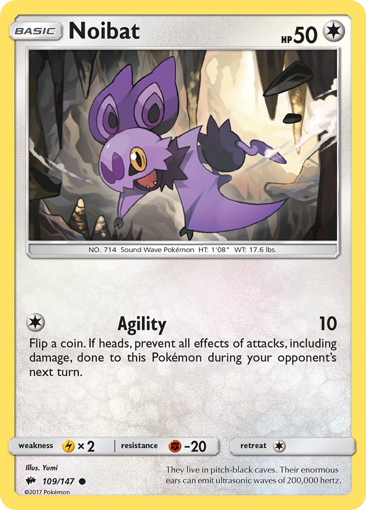 Noibat 109/147 Common Burning Shadows NM/LP