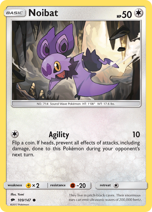 Noibat 109/147 Common Burning Shadows NM/LP