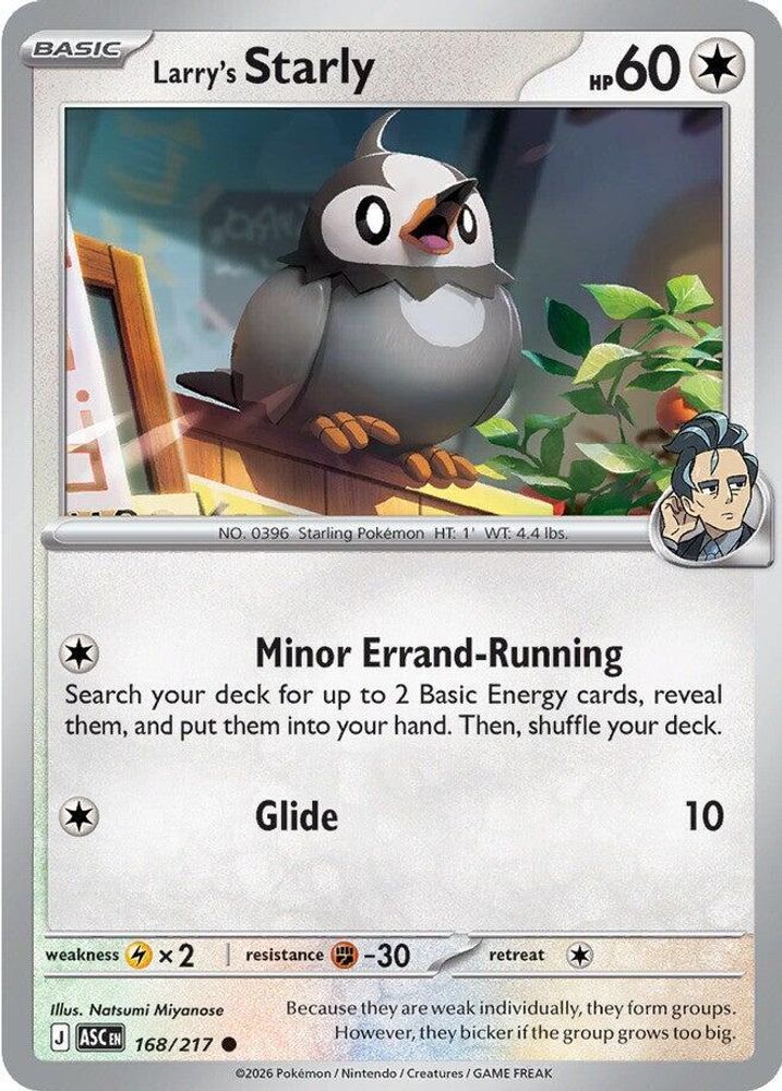 Larry's Starly 168/217 Common Ascended Heroes NM/M
