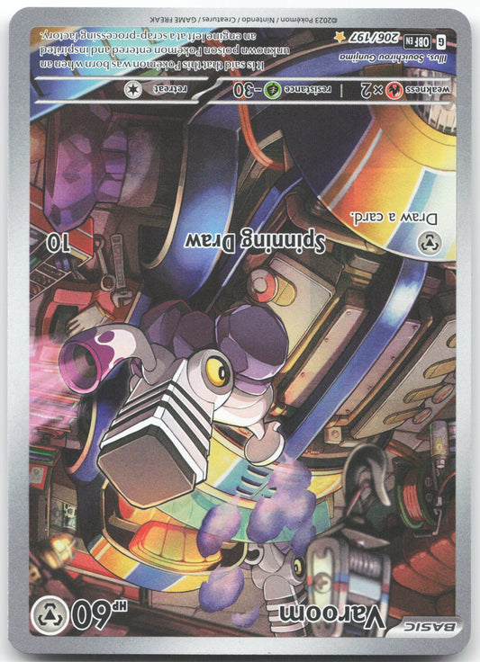 Varoom Illustration Rare SV03: Obsidian Flames 206/197 NM