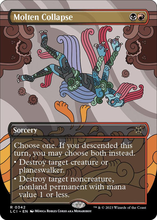 Molten Collapse (Borderless) 342 Rare The Lost Caverns of Ixalan NM/M