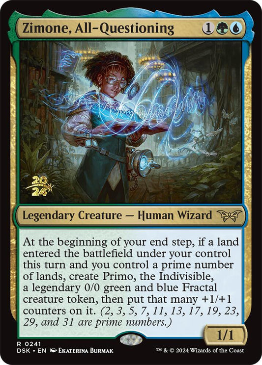 Zimone, All-Questioning 241 Foil Rare Prerelease Cards NM/M