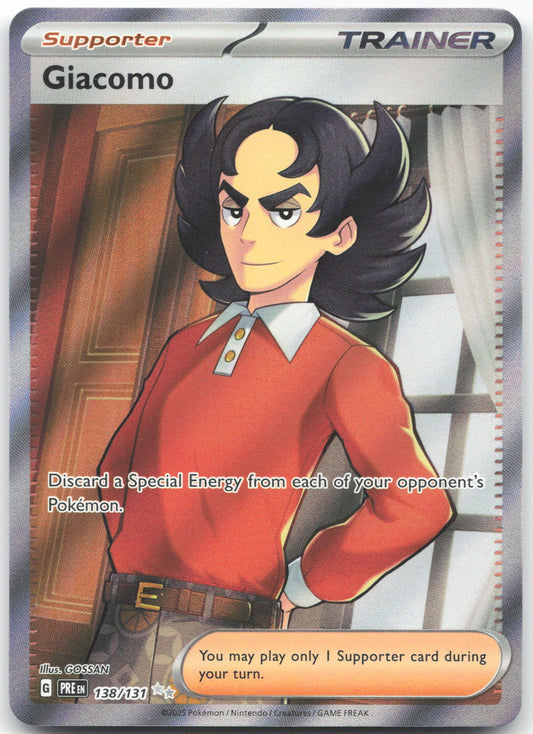 Giacomo Ultra Rare SV: Prismatic Evolutions 138/131 NM