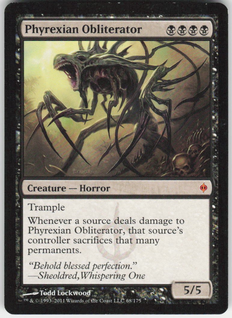 Phyrexian Obliterator M New Phyrexia 68 NM