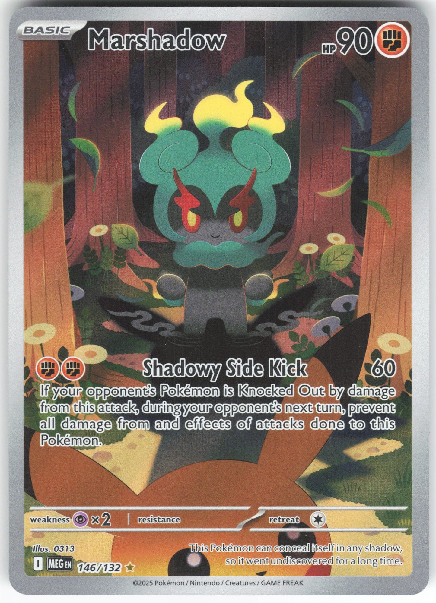 Marshadow - Illustration Rare ME01: Mega Evolution 146/132 NM