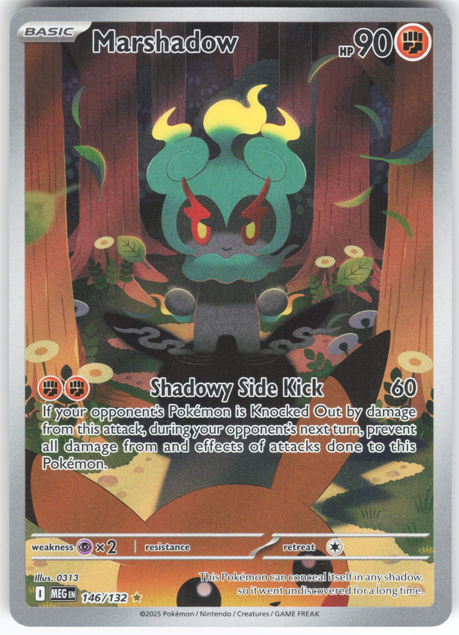 Marshadow - Illustration Rare ME01: Mega Evolution 146/132 NM
