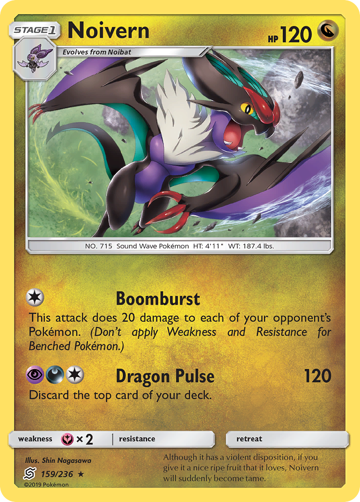 Noivern 159/236 Rare Unified Minds NM/LP