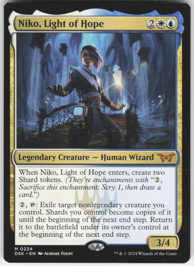 Niko, Light of Hope M Duskmourn: House of Horror 224 NM