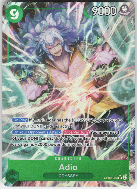 Adio (Parallel) SR Emperors in the New World OP09-023 NM