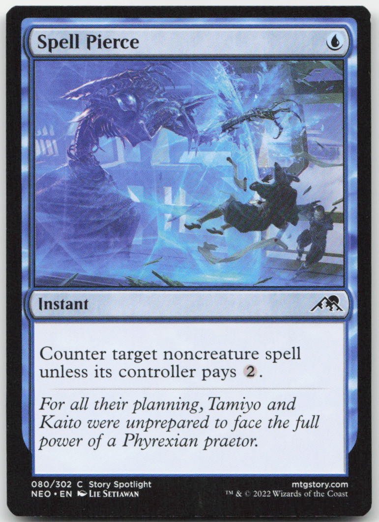 Spell Pierce C Kamigawa: Neon Dynasty 80 NM