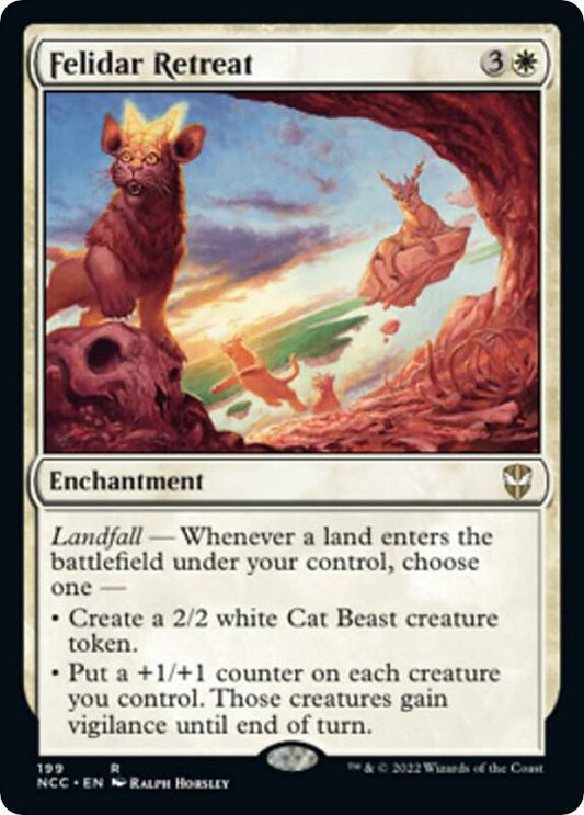 Felidar Retreat 199 Rare Commander: Streets of New Capenna NM/M