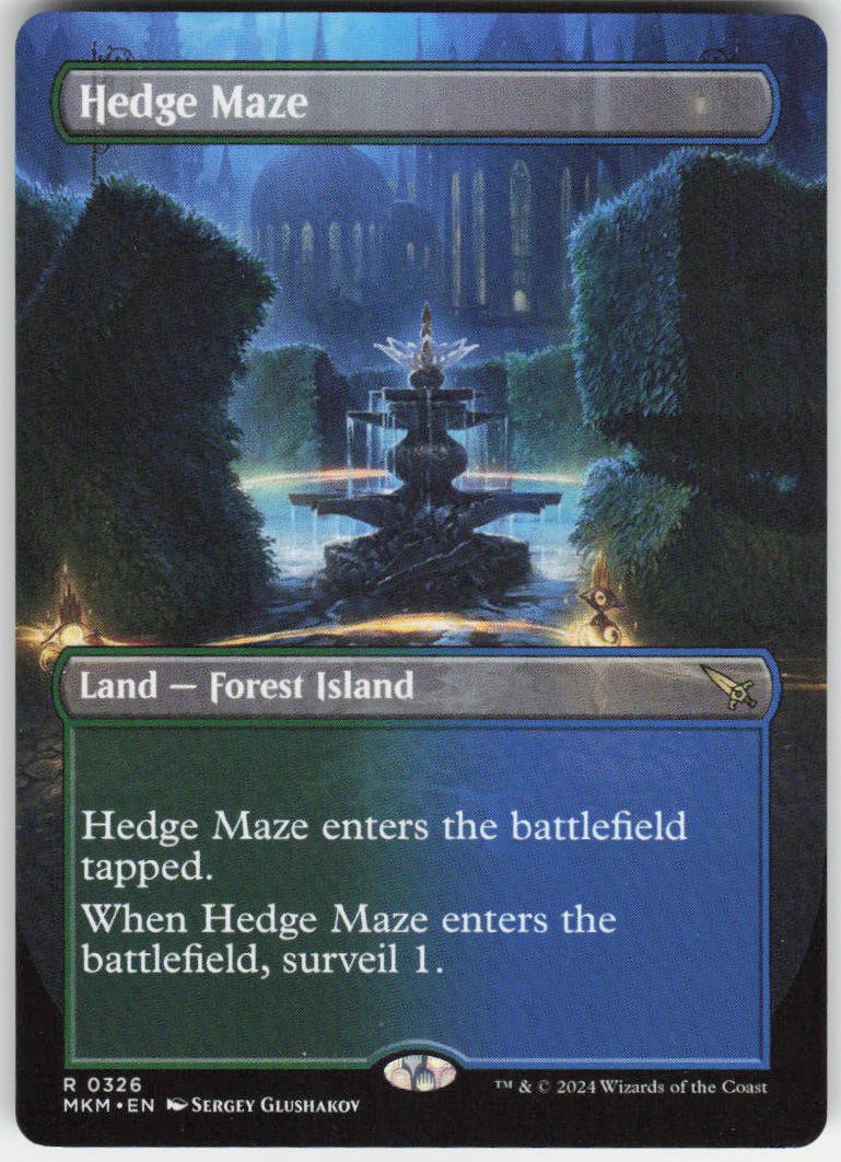 Hedge Maze (Borderless) R Murders at Karlov Manor 326 NM