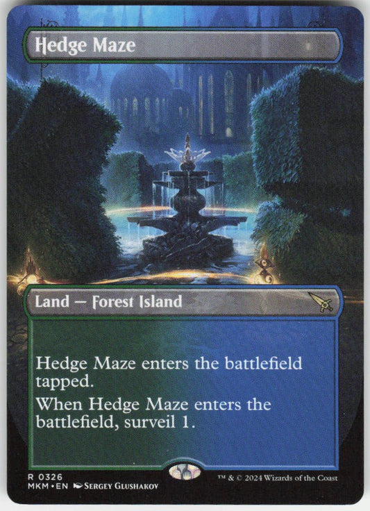 Hedge Maze (Borderless) R Murders at Karlov Manor 326 NM