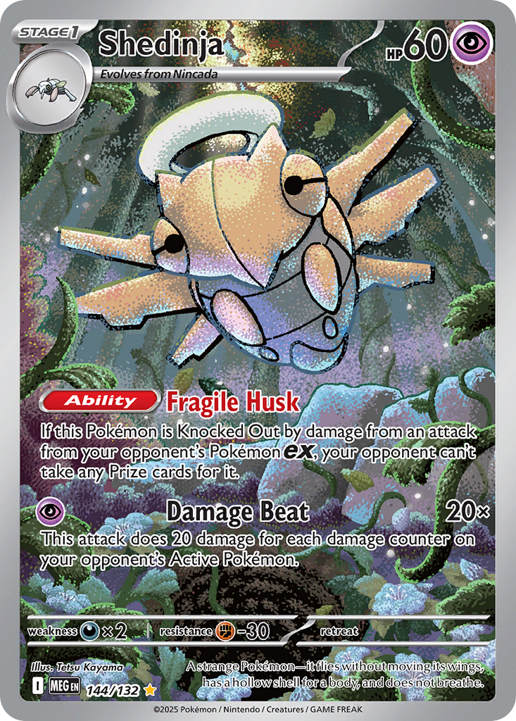 Shedinja 144/132 Illustration Rare Mega Evolution NM/M