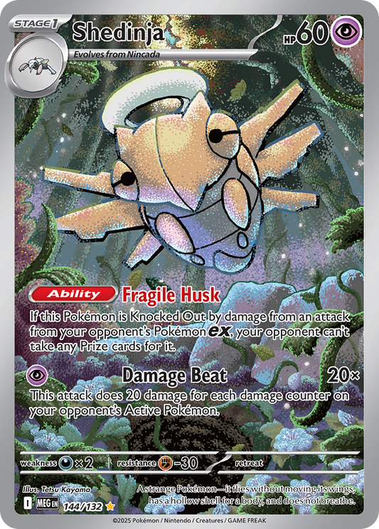 Shedinja 144/132 Illustration Rare Mega Evolution NM/M