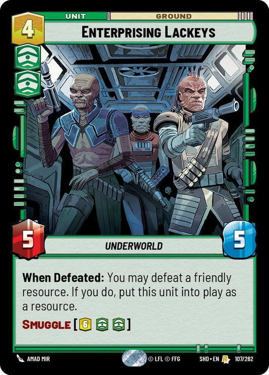 Enterprising Lackeys 107/262 Rare Shadows of the Galaxy NM/M
