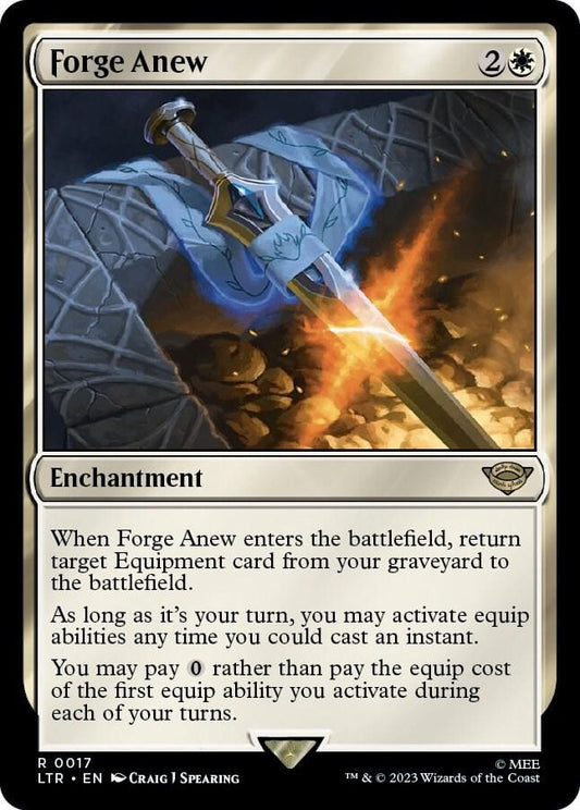 Forge Anew 17 Universes Beyond: The Lord of the Rings: Tales of Middle-earth NM/M