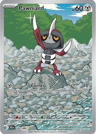 Pawniard 142/086 Illustration Rare Black Bolt Holo NM/M