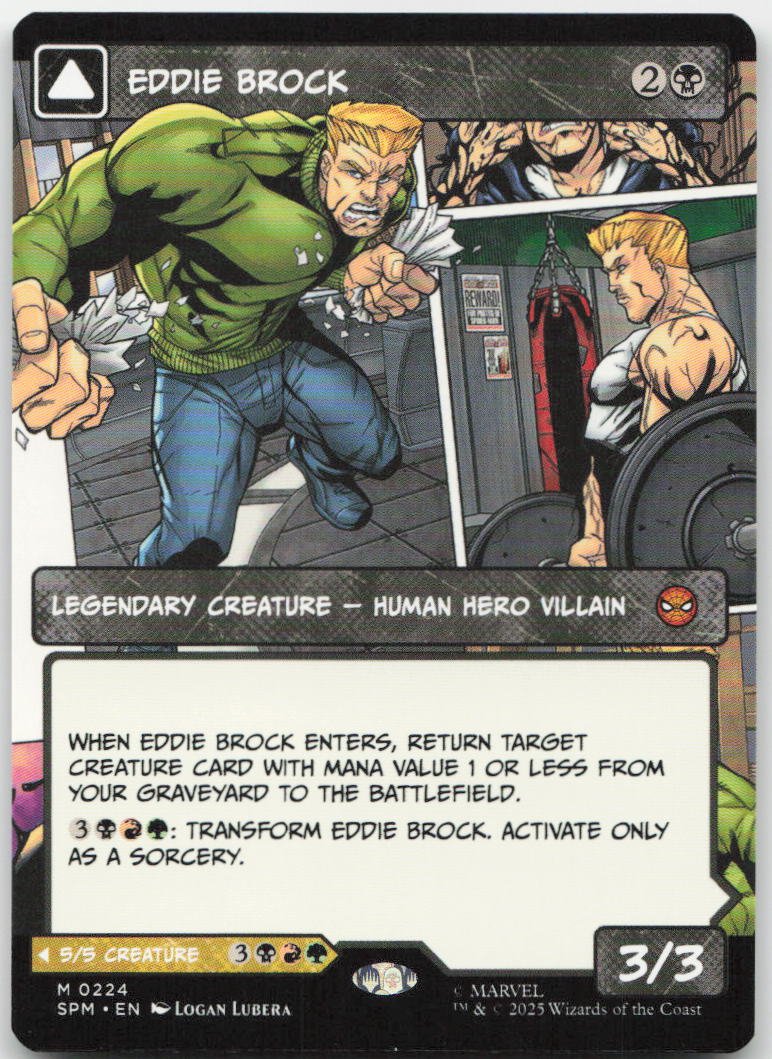 Eddie Brock (0224) (Borderless) M Marvel's Spider-Man 224 NM