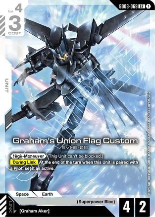Graham's Union Flag Custom GD03-069 LR Steel Requiem NM/M