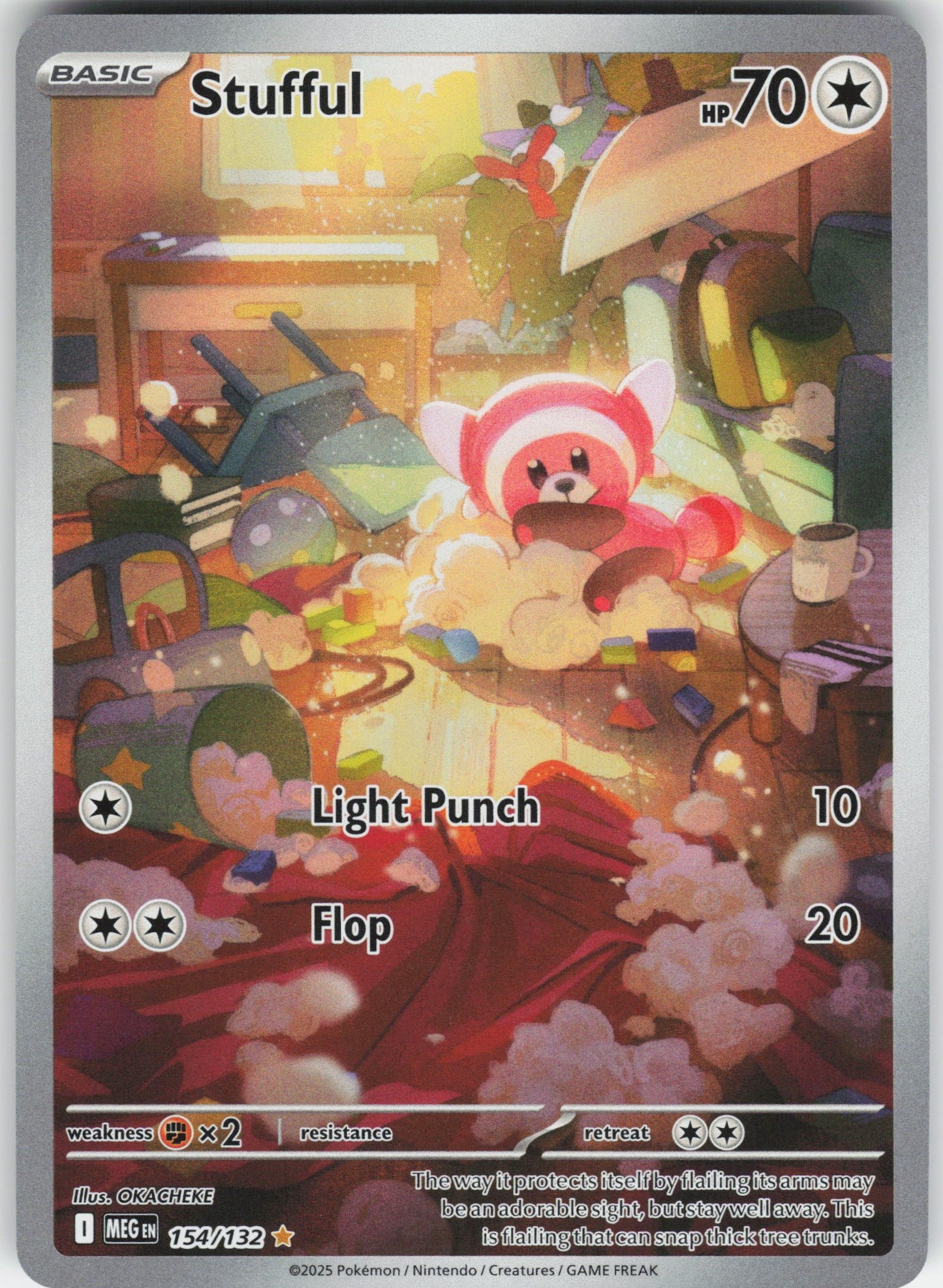 Stufful - Illustration Rare ME01: Mega Evolution 154/132 NM