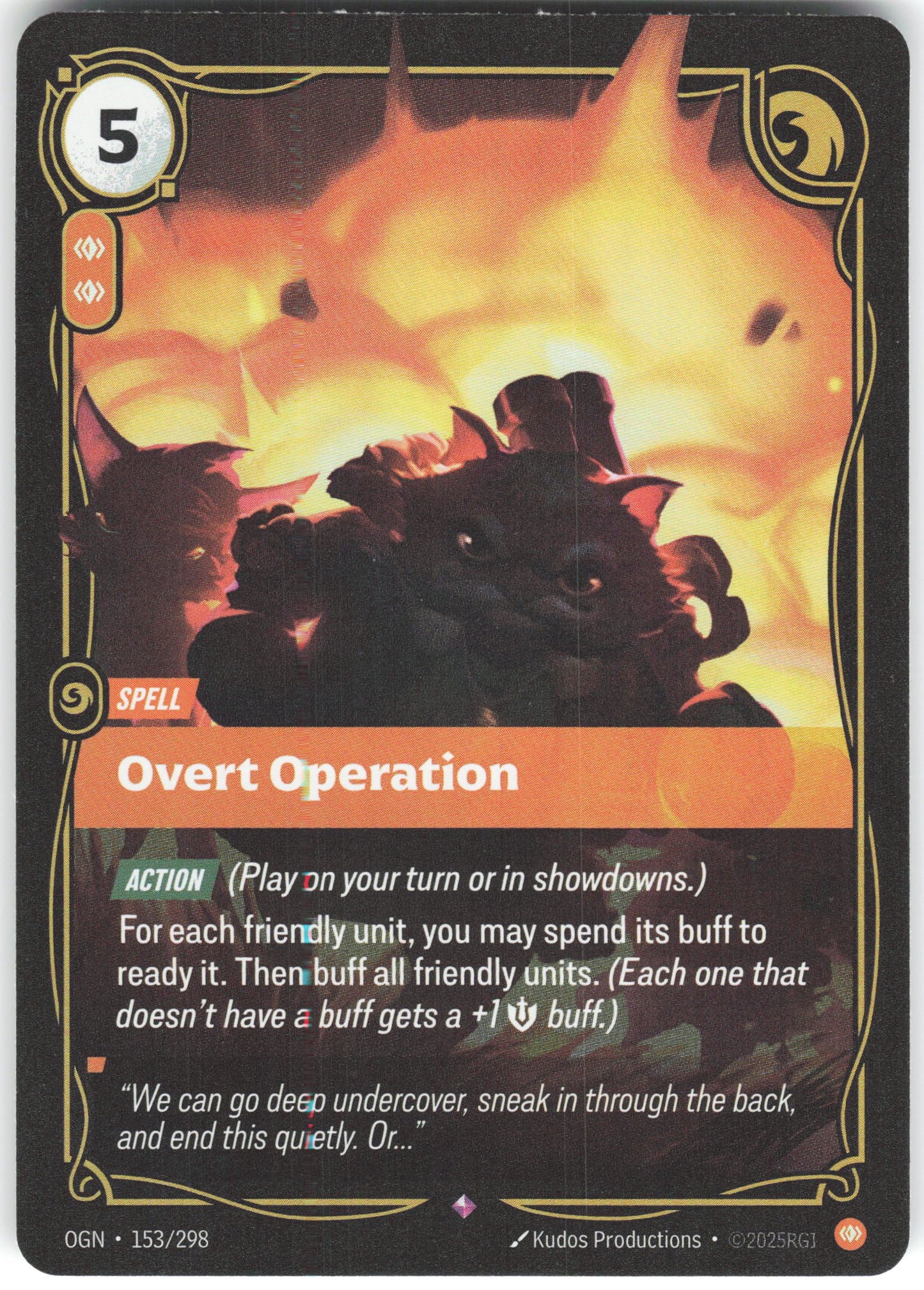 Overt Operation Rare Origins 153/298 NM