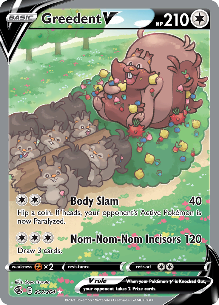 Greedent V 257/264 Ultra Rare Fusion Strike NM/M