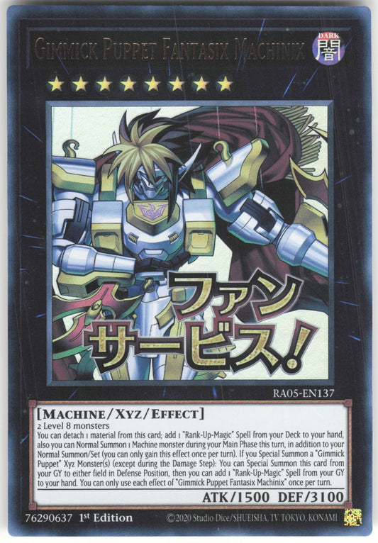 Gimmick Puppet Fantasix Machinix Ultra Rare Rarity Collection 5 RA05-EN137 NM