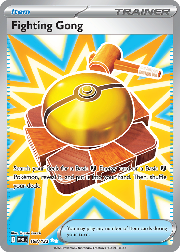 Fighting Gong 168/132 Ultra Rare Mega Evolution NM/M