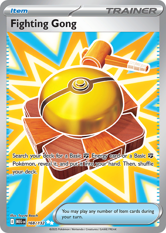 Fighting Gong 168/132 Ultra Rare Mega Evolution NM/M