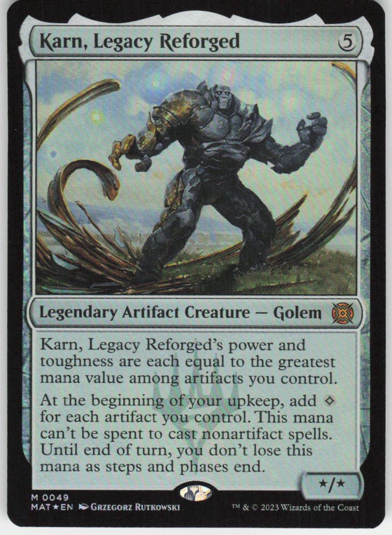 Karn, Legacy Reforged (Foil) M March of the Machine: The Aftermath 49 NM
