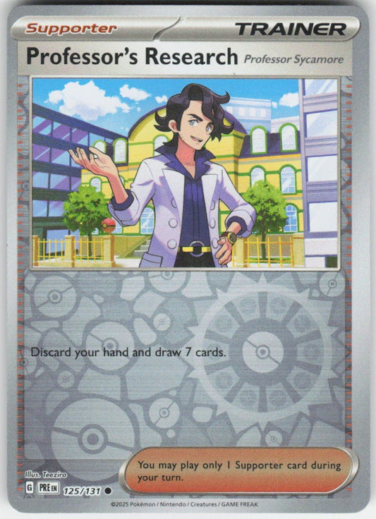 Professor's Research [Professor Sycamore] Common SV: Prismatic Evolutions 125/13