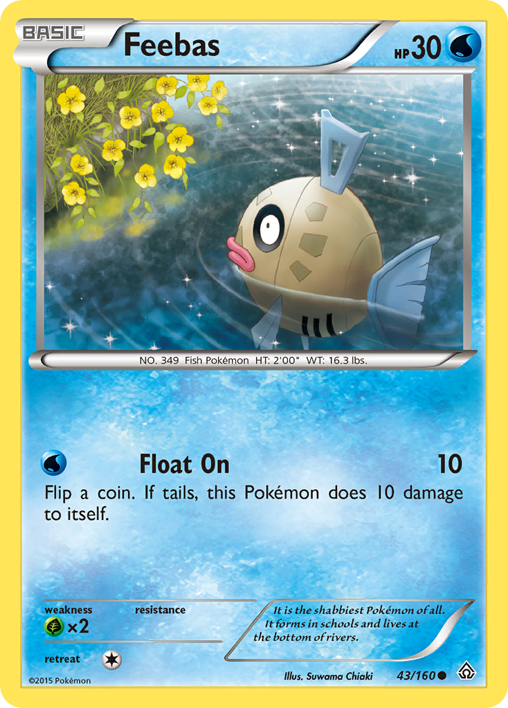 Feebas 43/160 Common Primal Clash NM/LP