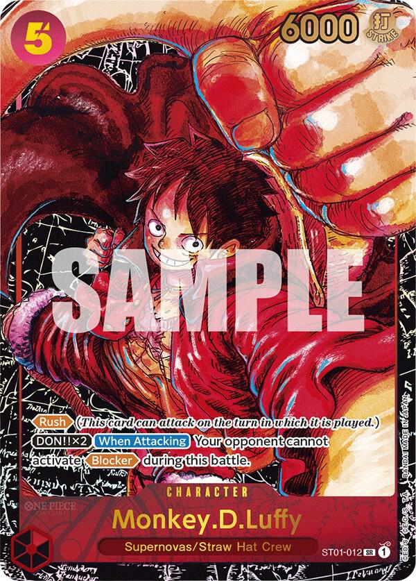 Monkey.D.Luffy (012) (Alternate Art) ST01-012 Awakening of the New Era NM/M