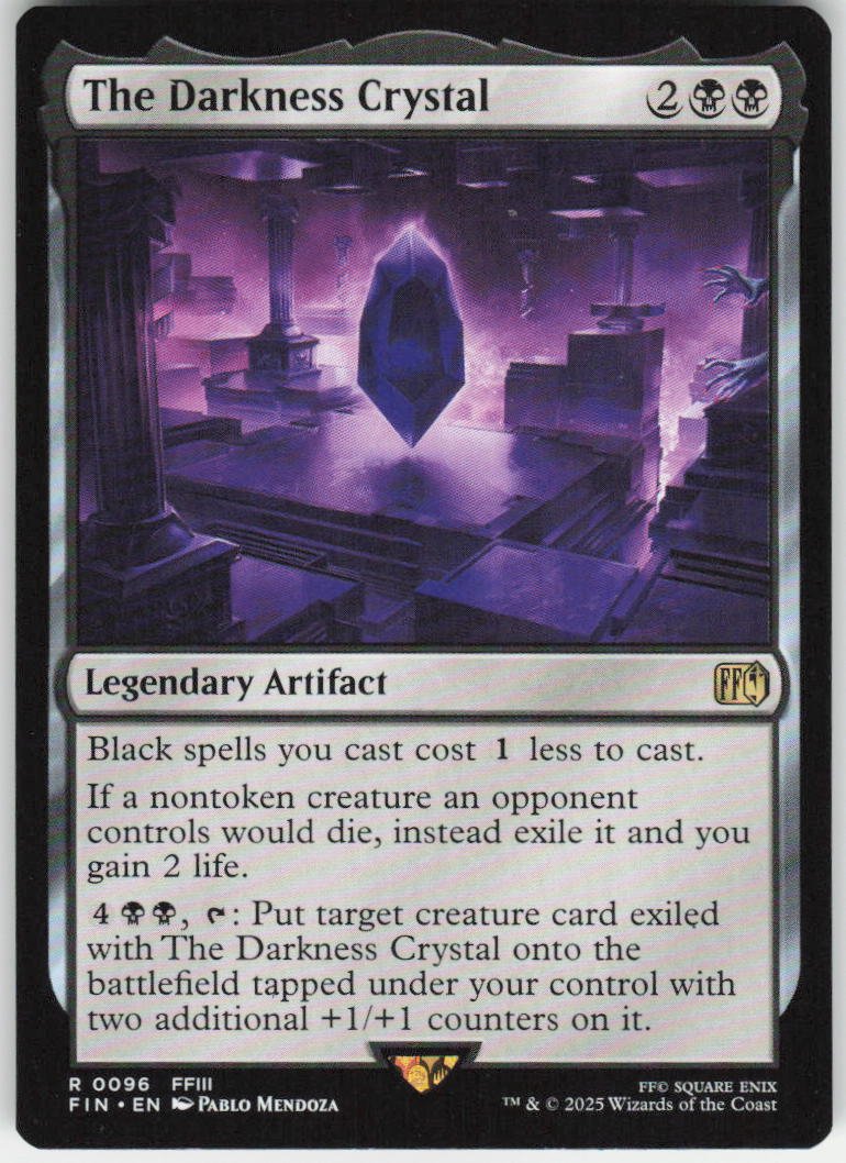 The Darkness Crystal R FINAL FANTASY 96 NM